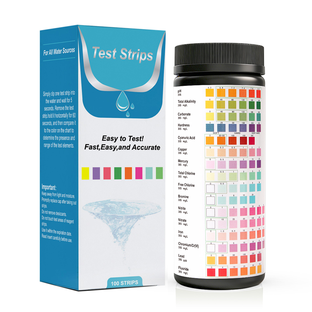 Marine Test Kit - Tiras de Teste de Água Yieryi