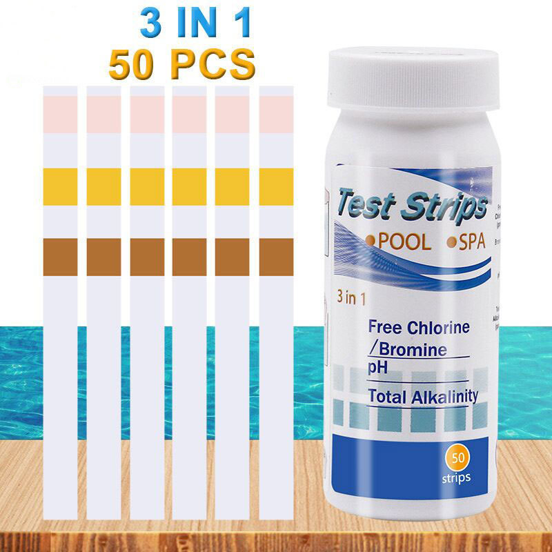 Marine Test Kit - Tiras de Teste de Cloro e