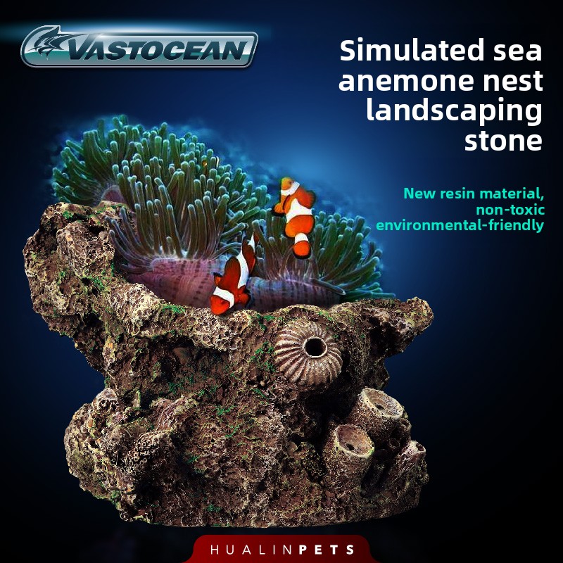 Aquarium Marine Rock - Caverna de anêmona artificial Vastocean e