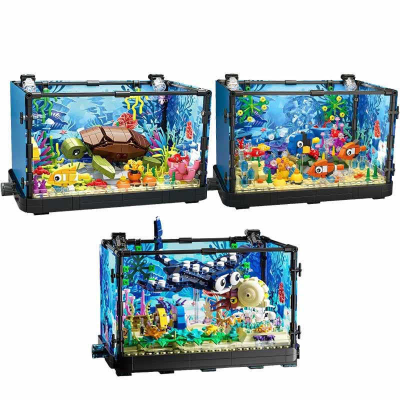 Aquarium Marine - Conjunto de blocos de construção para