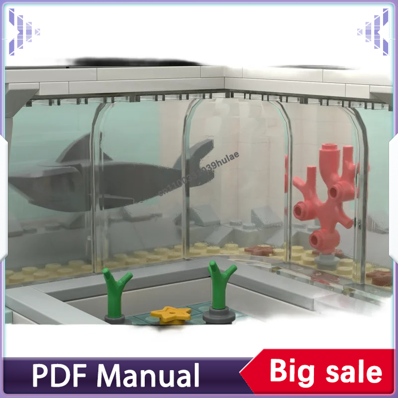 Blocos de Montar MOC Aquário d - Marine Life Aquariums avaliação e preço