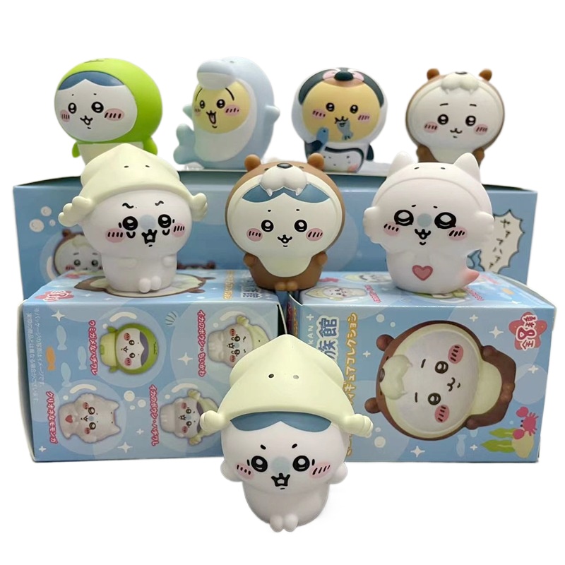 8 peças/caixa Figuras Kawaii C - Aquarium Marine avaliação e preço