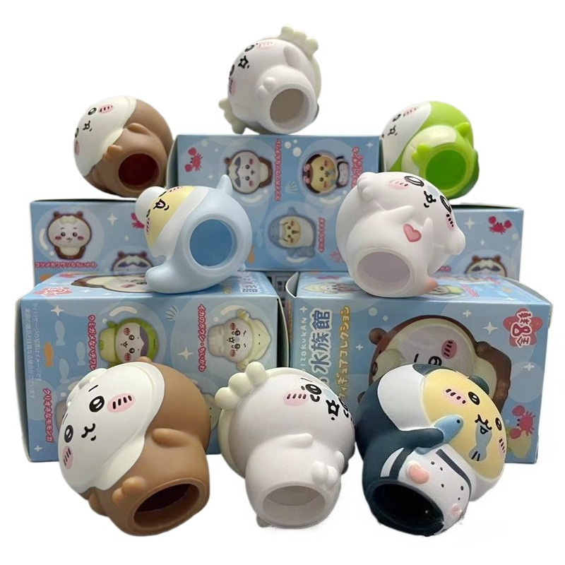 8 peças/caixa Figuras Kawaii C - Aquarium Marine avaliação e preço