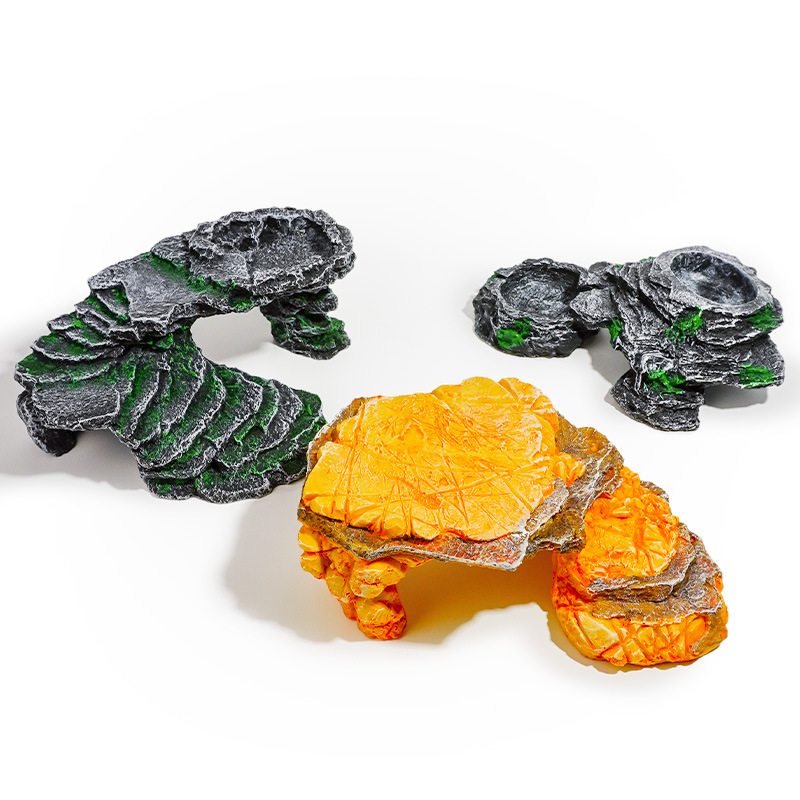 Abrigo de Resina para Répteis  - Aquarium Marine Rock avaliação e preço
