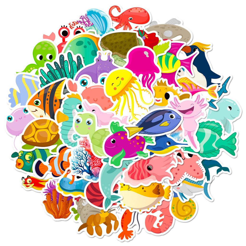 50 Adesivos de Vida Marinha -  - Marine Life Aquariums avaliação e preço