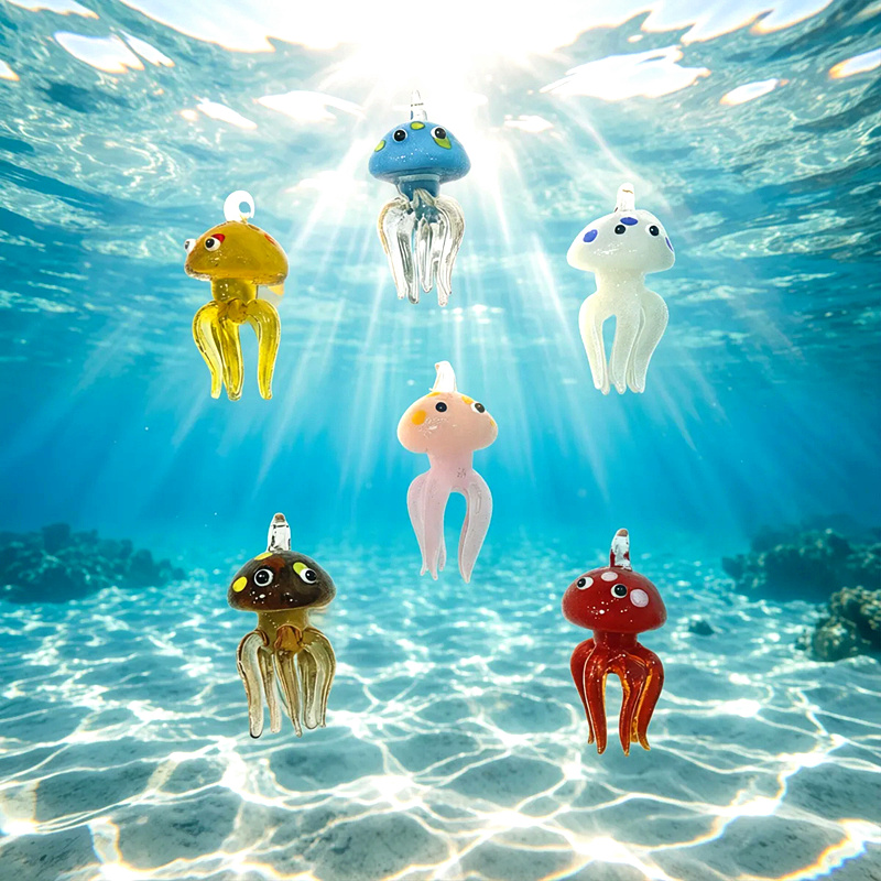 pingente de medusa de vidro mi - Marine Life Aquariums avaliação e preço
