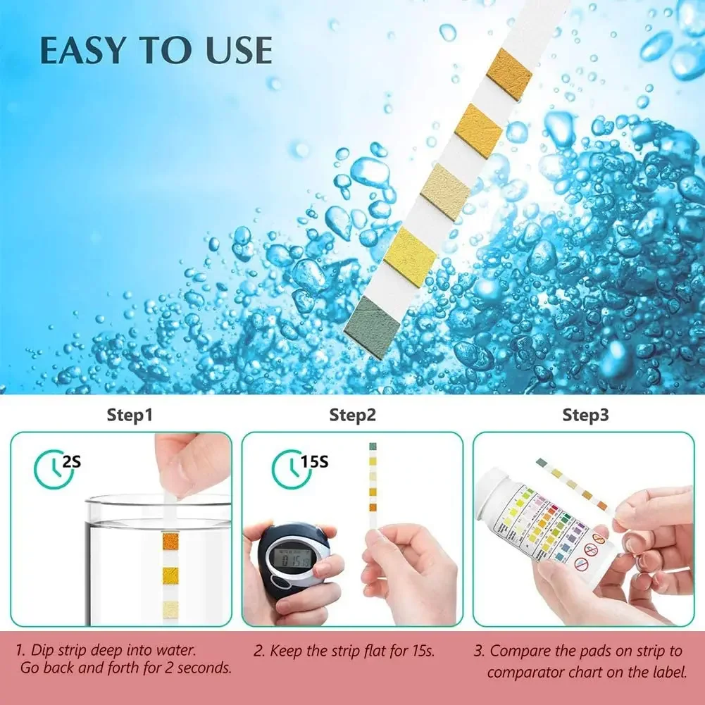 Novo 50 pçs/set multiuso 5 em  - Marine Test Kit avaliação e preço