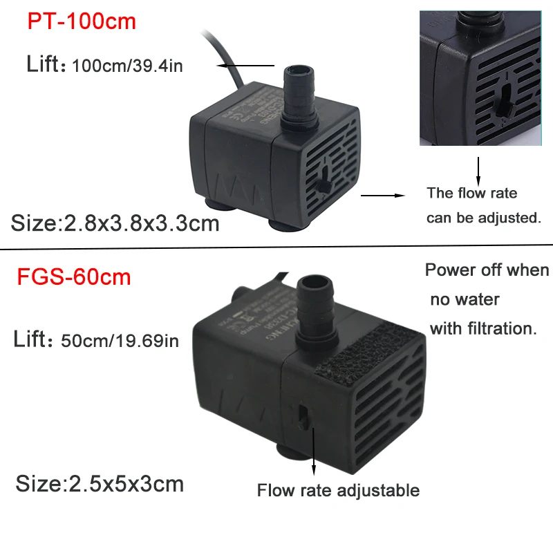 Bomba de Água Submersível USB  - Aquarium Marine Filter avaliação e preço