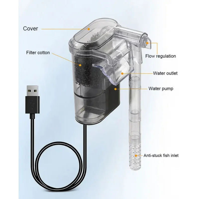 Novo filtro suspenso para tanq - Marine Aquarium Uv Filter avaliação e preço
