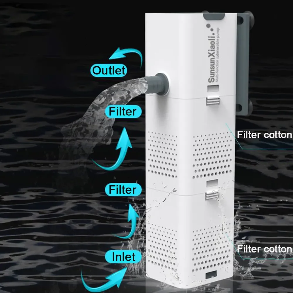Bomba de filtro de aquário 3 e - Aquarium Marine Filter avaliação e preço