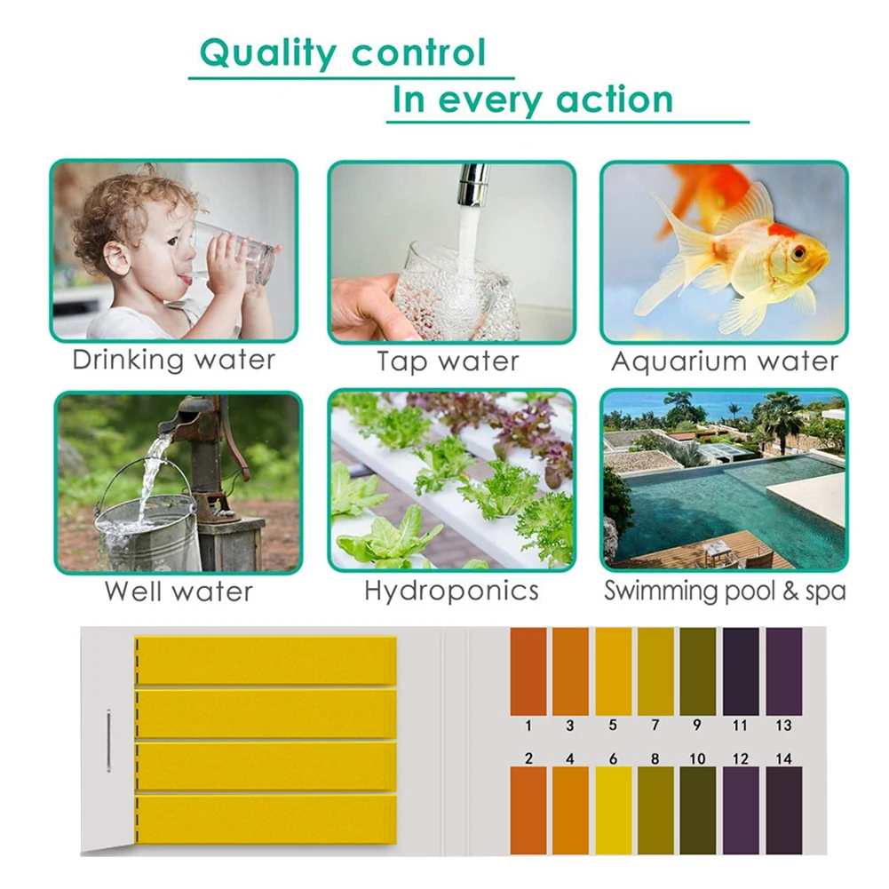 Tiras de teste de ph para água - Marine Test Kit avaliação e preço